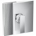 Hansgrohe Brausenmischer Unterputz Axor Edge Fertigset Diamantschliff chrom