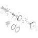 Hansgrohe Brausenmischer Unterputz Metris Fertigset eckig chrom