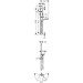 Hansgrohe Brausenset Axor Citterio E 900mm chrom mit Raindance Select S 120 3jet