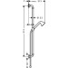 Hansgrohe Brausenset Axor Front chrom  