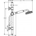 Hansgrohe Brausenset Axor Montreux chrom  