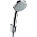 Hansgrohe Brausenset Croma 100 1jet/Porter S chrom mit Brausenschlauch 1250mm