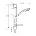 Hansgrohe Brausenset Croma 100 1jet/Unica'C 650mm chrom mit Cassetta Seifenschale