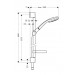 Hansgrohe Brausenset Croma 100 Multi/Unica'C 650mm chrom mit Cassetta Seifenschale