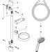 Hansgrohe Brausenset Croma 100 Vario/Unica'C 650mm chrom 9,4 l/min m.Cassetta