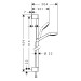 HG Brausenset Croma Select E 1jet EcoSmart/Unica 900mm weiss/chrom