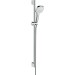 Hansgrohe Brausenset Croma Select E 1jet EcoSmart/Unica 900mm weiss/chrom