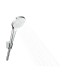 Hansgrohe Brausenset Croma Select E 1jet/Porter weiss/chrom Brauseschlauch 1250mm