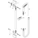 Hansgrohe Brausenset Croma Select E 1jet/Unica 650mm weiss/chrom