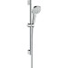 Hansgrohe Brausenset Croma Select E Multi EcoSmart/Unica 650mm weiss/chrom