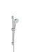 Hansgrohe Brausenset Croma Select E Vario EcoSmart/Unica 650mm weiss/chrom
