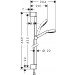 Hansgrohe Brausenset Croma Select E Vario EcoSmart/Unica 650mm weiss/chrom
