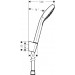 Hansgrohe Brausenset Croma Select S 1jet/ Porter S weiss/chr.Brauseschlauch 1600mm
