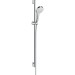 Hansgrohe Brausenset Croma Select S 1jet/ Unica'Crometta 900mm weiss/chrom
