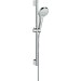 Hansgrohe Brausenset Croma Select S Multi EcoSmart/U'Crometta 650mm weiss/chrom