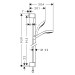 HG Brausenset Croma Select S Multi EcoSmart/U'Crometta 900mm weiss/chrom