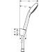 Hansgrohe Brausenset Croma Select S Vario/ Porter S weiss/chr.Brauseschlauch 1250mm
