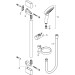 Hansgrohe Brausenset Croma Select S Vario/ Unica 650mm weiss/chrom mit Seifenschale