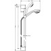 Hansgrohe Brausenset Crometta 85 1jet/ Unica'Crometta 900mm chrom