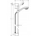 Hansgrohe Brausenset Crometta 85 1jet/ Unica'Crometta 900mm chrom