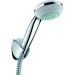 Hansgrohe Brausenset Crometta 85 1jet/Porter C chrom mit Brausenschlauch 1600mm