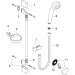 Hansgrohe Brausenset Crometta 85 Green/ Unica'Crometta 650mm chrom