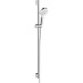 Hansgrohe Brausenset Crometta Vario EcoSmart 9 l/min/Unica 900mm weiss/chrom