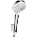 Hansgrohe Brausenset Crometta Vario/Porter weiss/chrom Brauseschlauch 1250mm