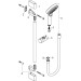 Hansgrohe Brausenset Crometta Vario/Unica 650mm weiss/chrom