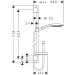 Hansgrohe Brausenset Raindance Select 150 Unica'S Puro 650mm chrom