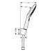 HG Brausenset Raindance Select E 120 Porter'S chrom mit 1250mm Brauseschlauch