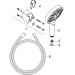 Hansgrohe Brausenset Raindance Select S 120 3j PowderRain Porter'S 1600 chrom