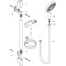 Hansgrohe Brausenset Raindance Select S 120 3jet PowderRain Unica'S Puro 900mm chrom
