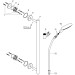 Hansgrohe Brausenset Raindance Select S 120 Unica Comfort 900mm weiss/chrom