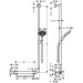 Hansgrohe Brausenset Raindance Select S 120 Unica Comfort 1100mm R chrom