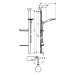 HG Brausenset Raindance Select S 120 Unica'E 1500mm chrom