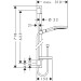 Hansgrohe Brausenset Raindance Select S 120 Unica'S Puro 650mm chrom
