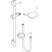 Hansgrohe Brausenset Raindance Select S 120 Unica'S Puro 650mm weiss/chrom