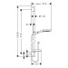 Hansgrohe Brausenset Raindance Select S 120 Unica'S Puro 900mm weiss/chrom
