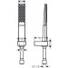 Hansgrohe Brausenset Rainfinity 100 1jet Porter mattweiss mit 1250mm Brauseschlauch