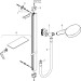 Hansgrohe Brausenset Rainfinity 130 3jet Unica E 1500mm chrom mit Seifenschale