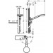 Hansgrohe Brausenset Rainfinity 130 3jet Unica E 900mm chrom mit Ablage