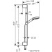 Hansgrohe Brausenset Vernis Blend Vario EcoSmart/Unica 650mm chrom