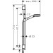 Hansgrohe Brausenset Vernis Blend Vario/Unica 650mm mattschwarz