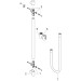 Hansgrohe Brausenstange Axor Starck chrom mit Schlauch