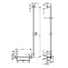 HG Brausenstange Unica Comfort 1100mm R weiss/chrom