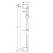 Hansgrohe Brausenstange Unica'Crometta 900mm chrom ohne Schlauch
