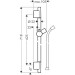 Hansgrohe Brausenstange Unica'S Puro 650mm chrom