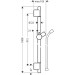 Hansgrohe Brausenstange Unica'S Puro 900mm BGO   