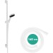 Hansgrohe Brauseset Pulsify 105 3jet Relaxation EcoSmart m.Brausestange 900 mattweiss